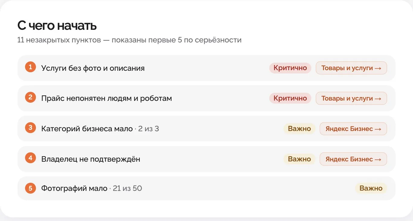 С чего начать